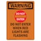 Signmission Safety Sign, OSHA WARNING, 10" Height, Do Not Enter, Portrait OS-WS-D-710-V-13631 - alternate 1